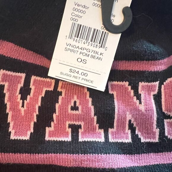NWT Vans spirit pom beanie One Size - Picture 3 of 3